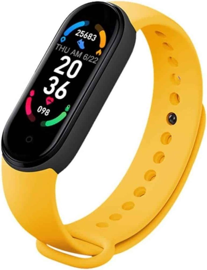 "smart reloj pulsera inteligente amarillo crazy"