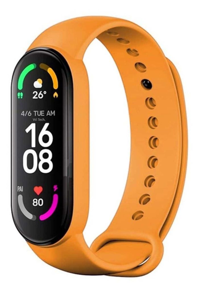 "smart reloj pulsera inteligente naranja crazy"