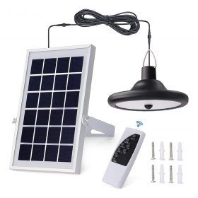 "foco solar simple tipo colgante"