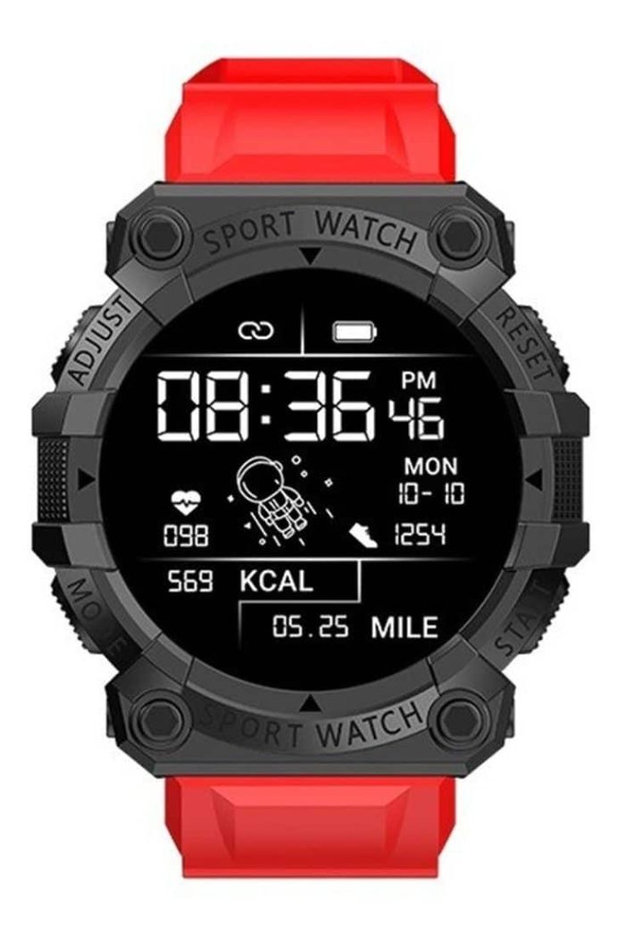 "reloj smart FD68S inteligente rojo"