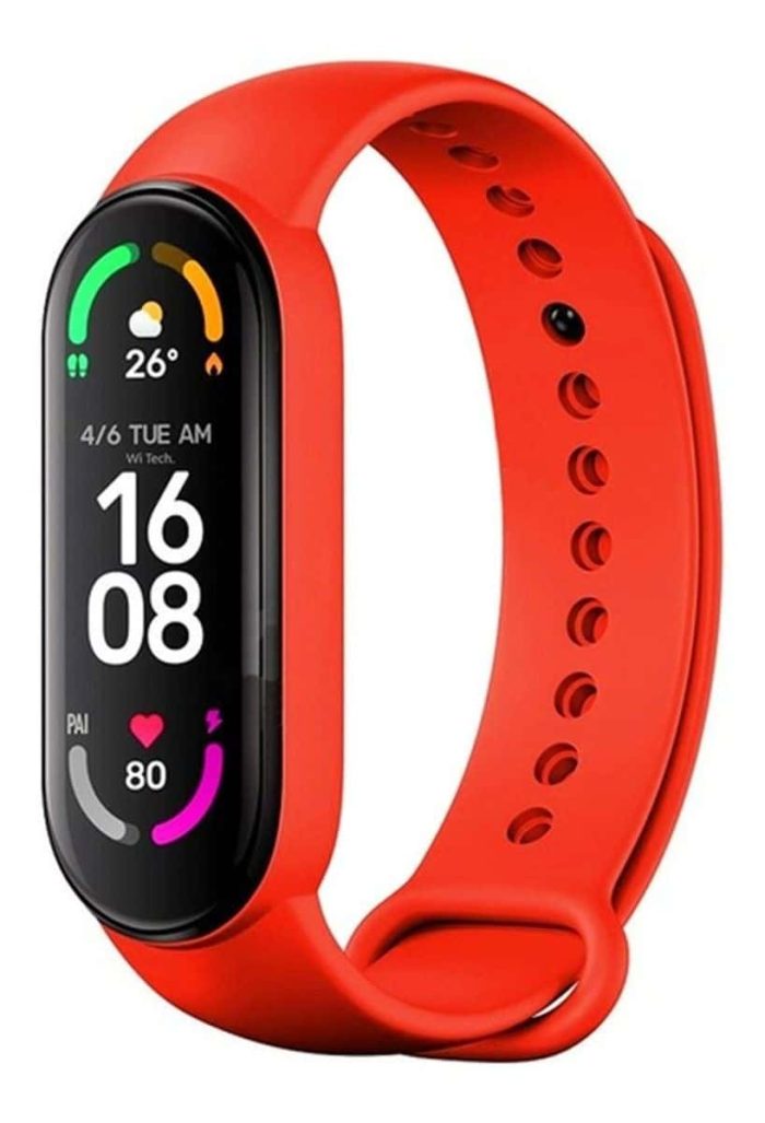 "smart reloj pulsera inteligente rojo crazy"