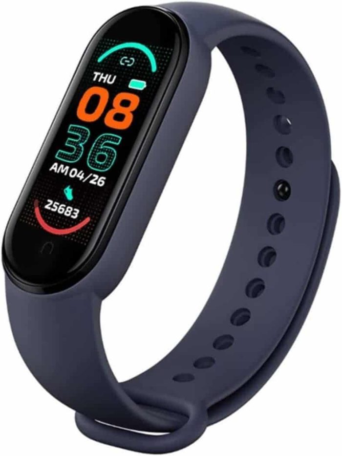 "smart reloj pulsera inteligente azul crazy"