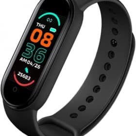 "smart reloj pulsera negro inteligente crazy"