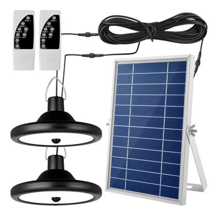 "foco solar doble tipo colgante"