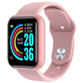 "Reloj inteligente smart D20 rosado en crazy"