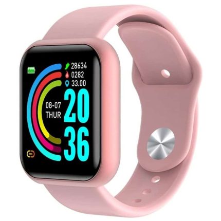 "Reloj inteligente smart D20 rosado en crazy"