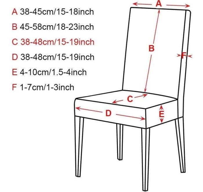Funda Para Sillas Sin Posabrazos Elástica Universal - Imagen 6