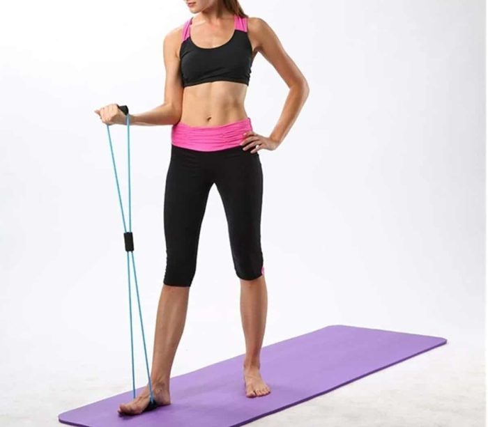 Banda Elastica En Forma De 8 Latex Goma Pilates Resistencia - Imagen 4