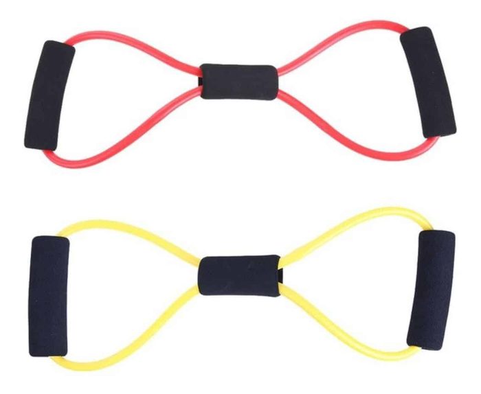 Banda Elastica En Forma De 8 Latex Goma Pilates Resistencia - Imagen 5