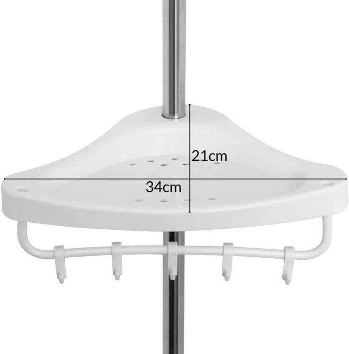 Esquinero Para Baño Acero Inoxidable 4 Estantes - Imagen 4