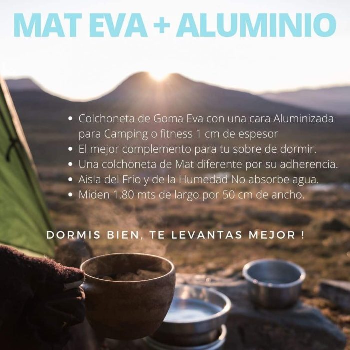 Colchoneta Aluminizada Goma Eva 1.80 6mm - Imagen 3