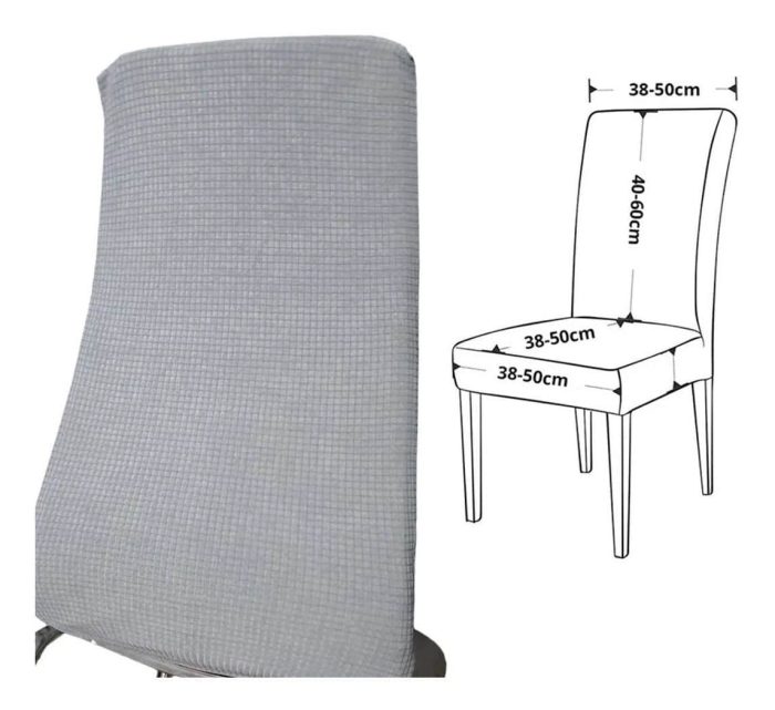 Funda Para Sillas Sin Posabrazos Elástica Universal - Imagen 7