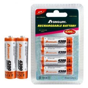 Pila Recargable 4300 Mah 1100 Ciclos Blister x 4