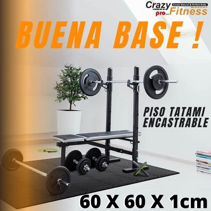 Piso Encastrable 60 X 60 Cm Tatami Goma Eva - Imagen 7