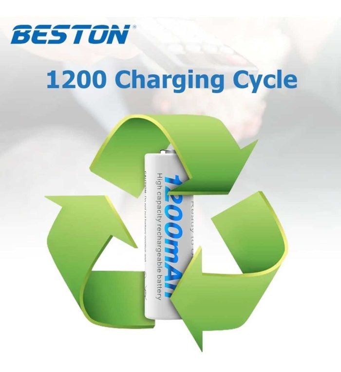 Pila Recargable 1200 Mah 1200 Ciclos Blister x 4 - Imagen 2