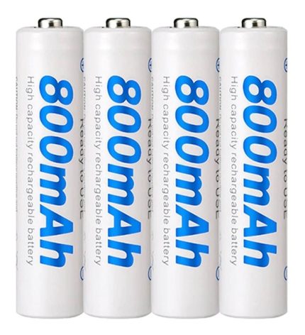 " pack pila recargable AAA 800 mAh Crazy"