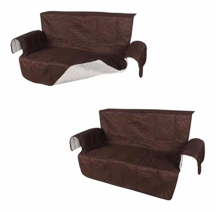 Protector Funda Para Sillón O Sofá 2 Cuerpos Reversible - Imagen 2