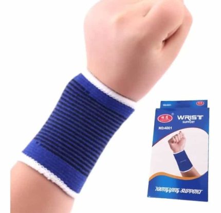 "muñequera elastica en polyester"