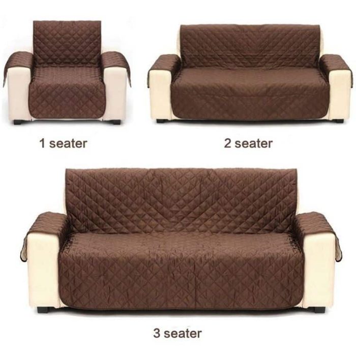 Protector Funda Para Sillón O Sofá 2 Cuerpos Reversible - Imagen 3