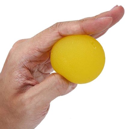 "pelota de mano para ejercicios y rehabilitacion"