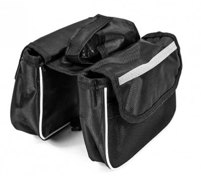 Bolso Alforja Para Parrilla De Bicicleta Impermeable - Imagen 2