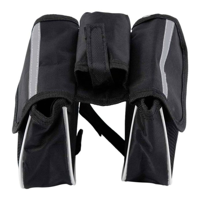 Bolso Alforja Para Parrilla De Bicicleta Impermeable - Imagen 4