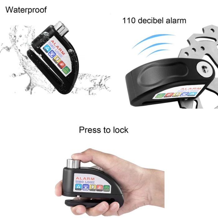 Tranca Para Freno De Disco Con Alarma - Imagen 3