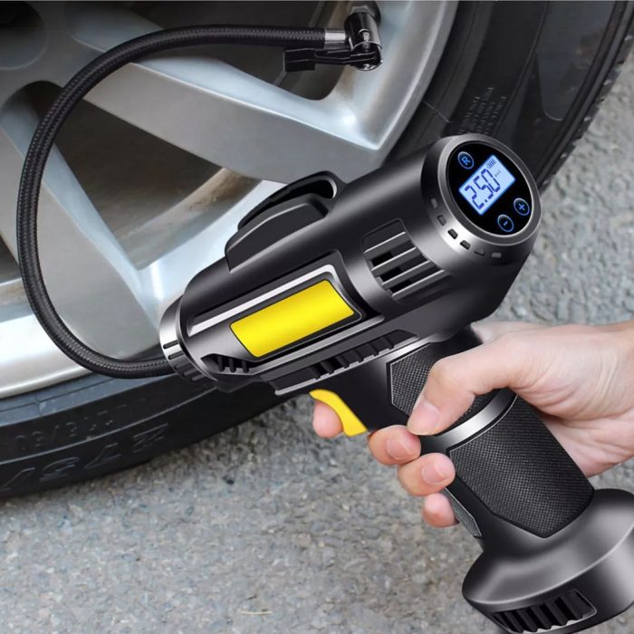 Inflador Portátil Auto Moto Bici 120w Compresor - Imagen 4