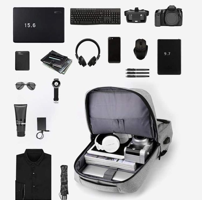 Mochila Antirrobo Impermeable Multifuncional - Imagen 6