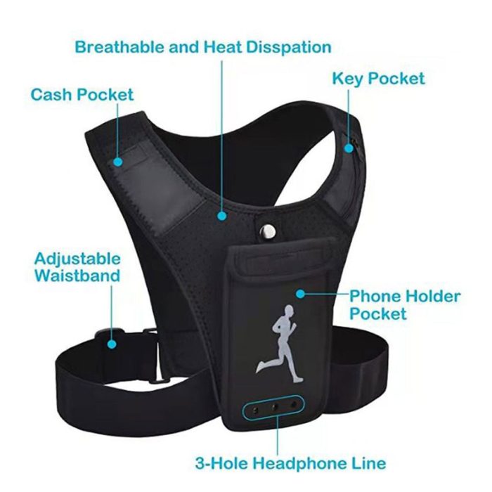 Chaleco Running Con Soporte Para Celular - Imagen 3