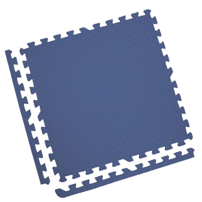 "piso goma eva tatami 1x1x1 azul"