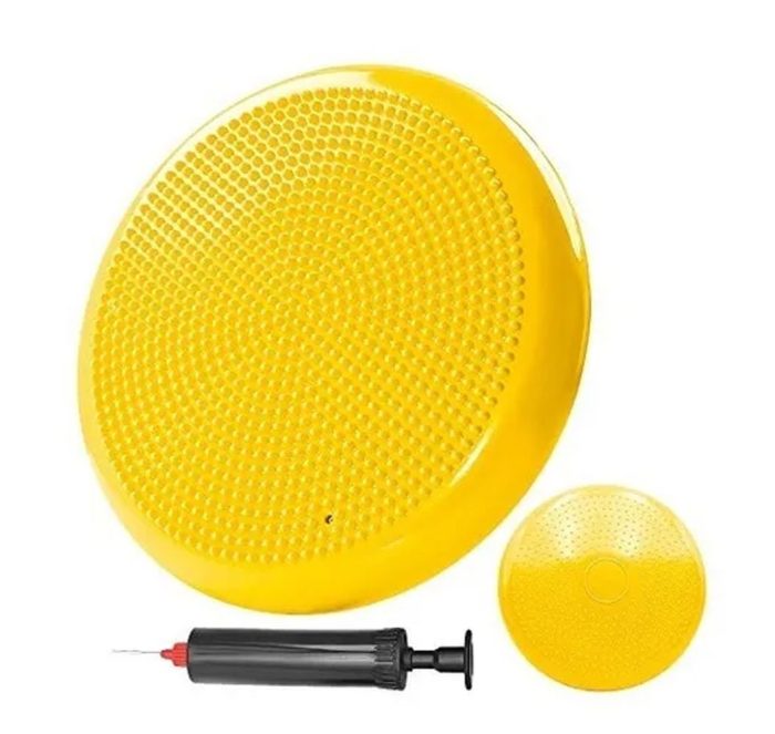 "plataforma inestable bosu amarillo"