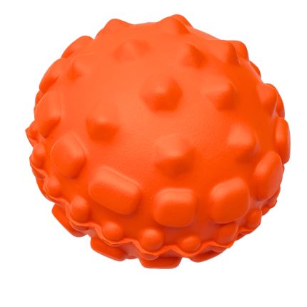"pelota masajeadora de mano sensitiva naranja"