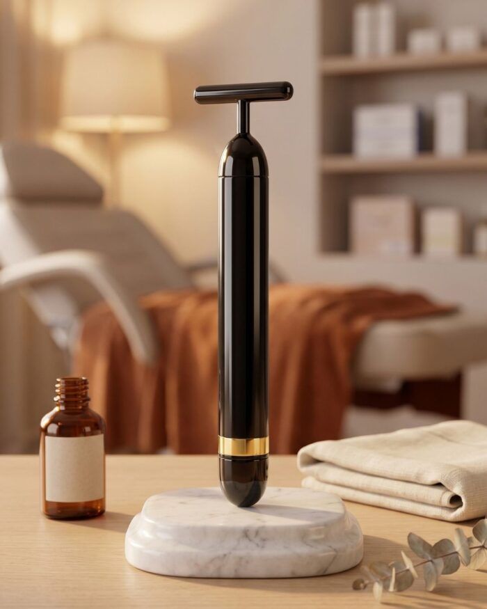 Masajeador Facial T Con Vibracion - Imagen 2
