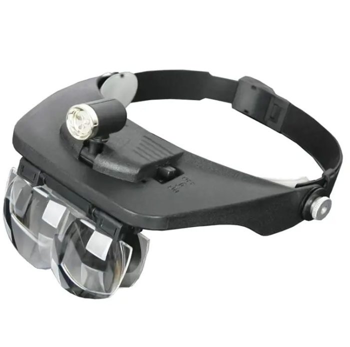 Lampara Visera C/ Led + 4 Lupas Aumento Pro - Imagen 3