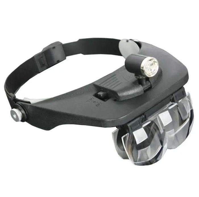 Lampara Visera C/ Led + 4 Lupas Aumento Pro - Imagen 2