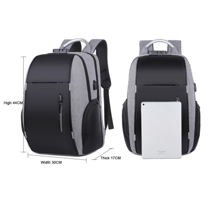 Mochila Antirrobo Impermeable Con Combinación - Imagen 3