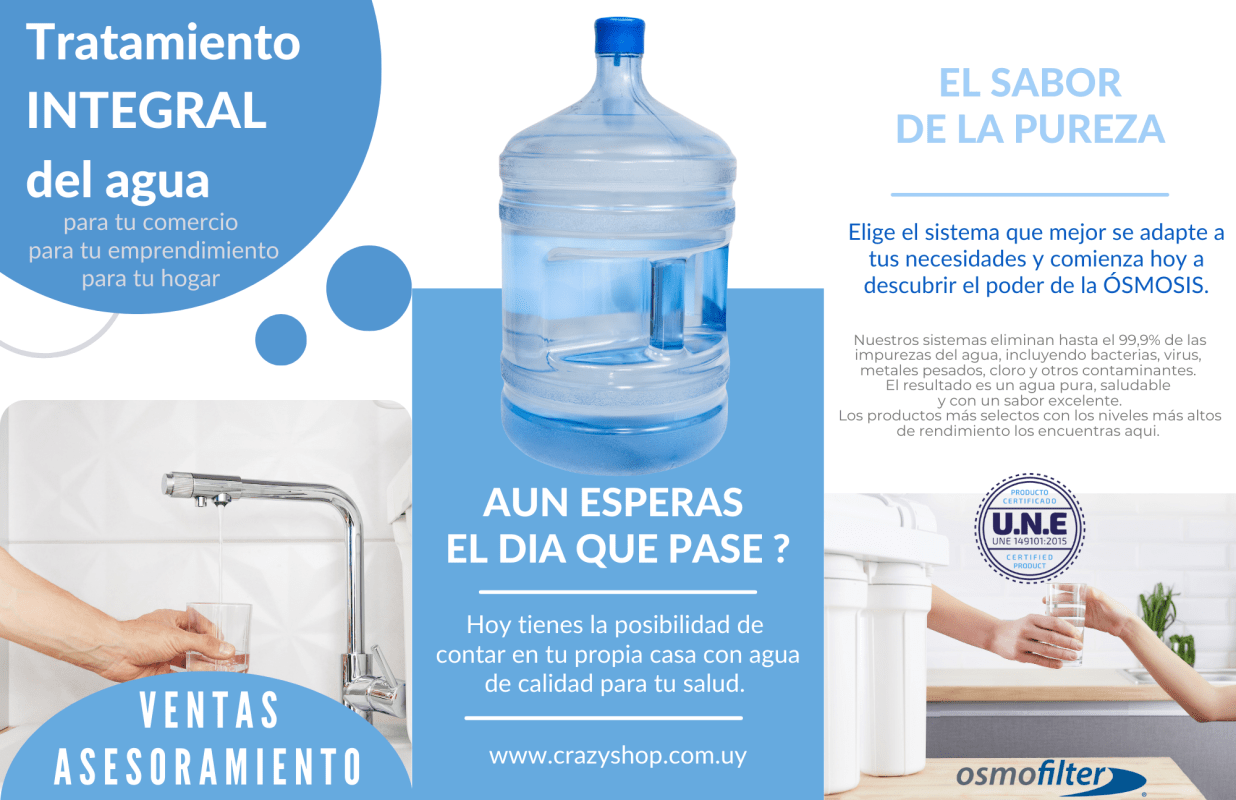 Descubre cómo los filtros Osmofilter de Crazy Fitness garantizan un agua pura y saludable. ¡Mejora tu calidad de vida con un suministro de agua confiable!