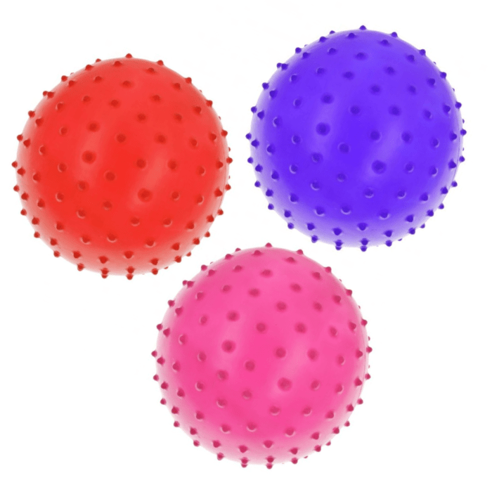 Mini Bola Pelota 12 cm Rehabilitación Con Pinchos - Imagen 3