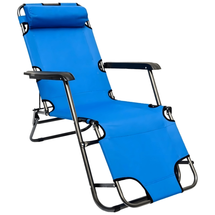 Silla Reposera Piscina O Jardín Reclinable Con Posiciones - Imagen 5