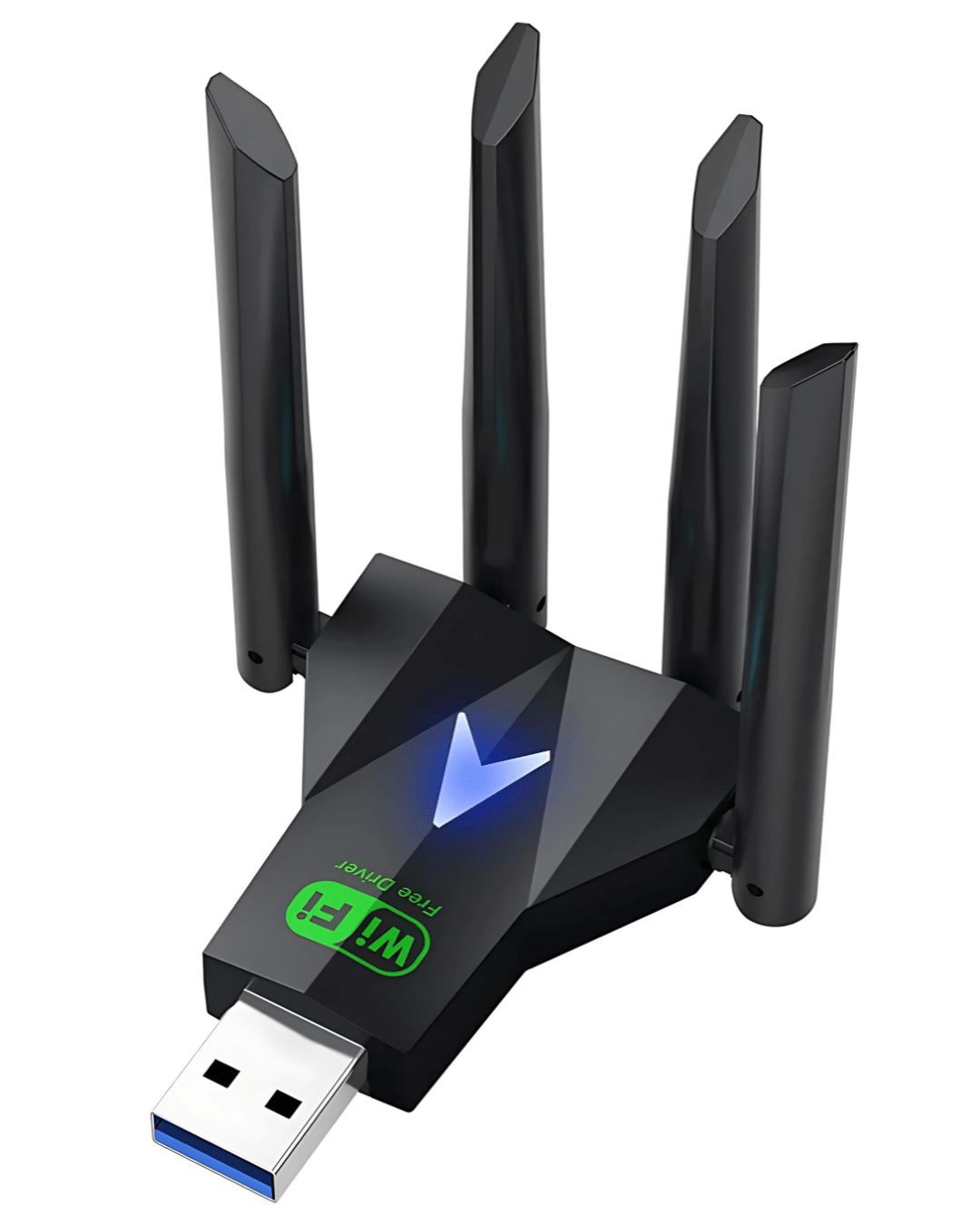 Adaptador Wi-Fi USB 1300Mbps Dual Band 2.4G/5GHz