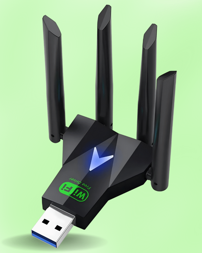 Adaptador Wi-Fi USB 1300Mbps Dual Band 2.4G/5GHz - Imagen 3