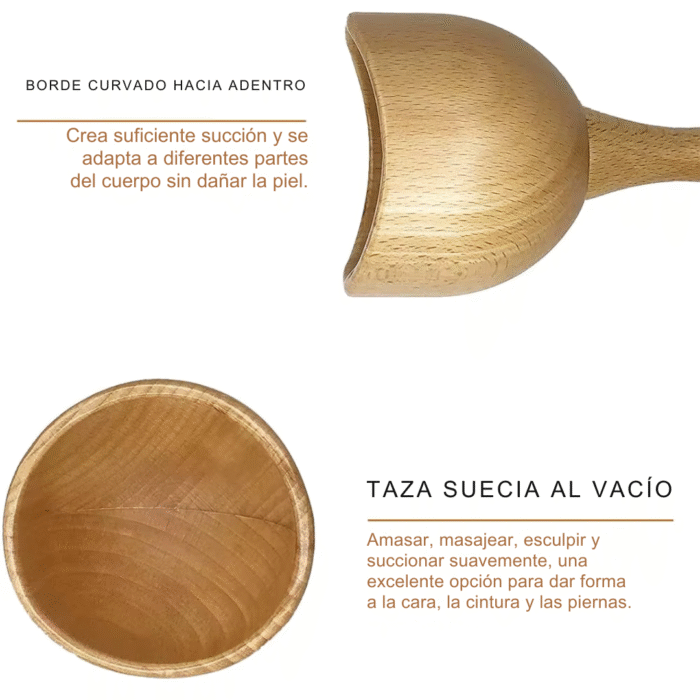 Kit de Maderoterapia Profesional 4 Piezas - Imagen 3
