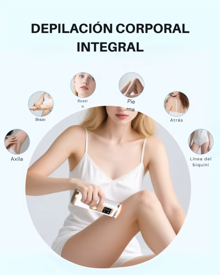 Depiladora Permanente Facial y Corporal, Portátil - Imagen 4