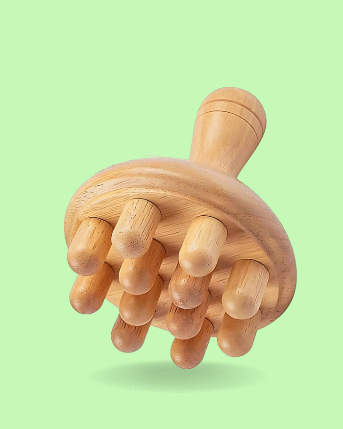 Masajeador de Madera Forma de Hongo - Imagen 2