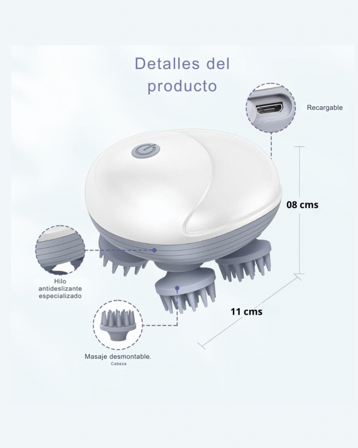 Masajeador Eléctrico Capilar Smart Scalp - Imagen 4