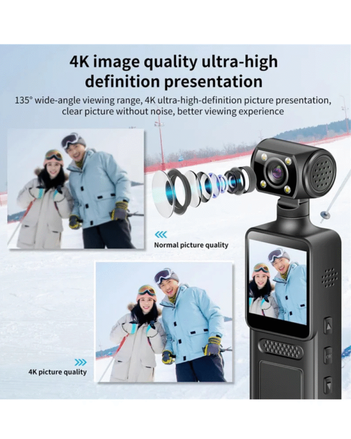 Cámara deportiva 4K M12 Outdoor con visión nocturna - Imagen 3