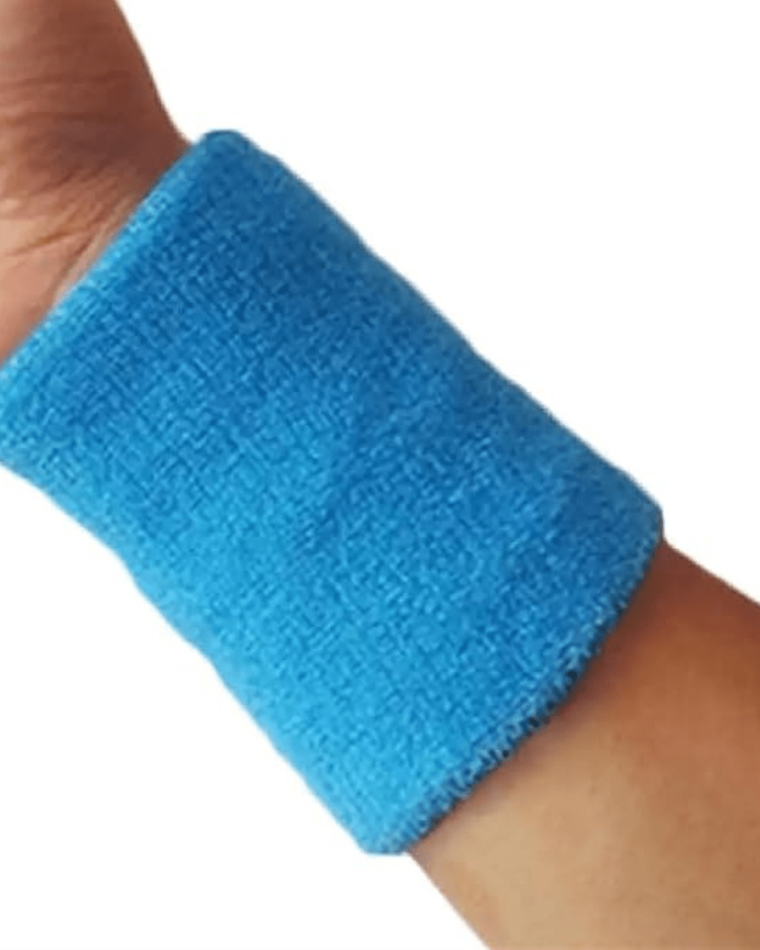 Muñequera Deportiva de Tela Esponja 10 cm