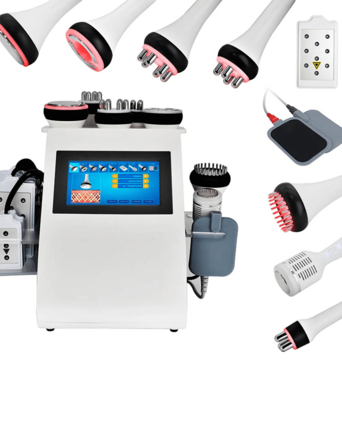 Equipo 9-en-1 Cavitación + Lipo-láser + RF + Vacuum + M - Imagen 2