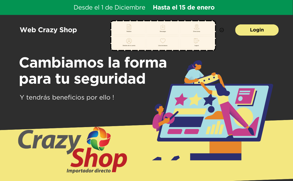 "cambios crazy shop"